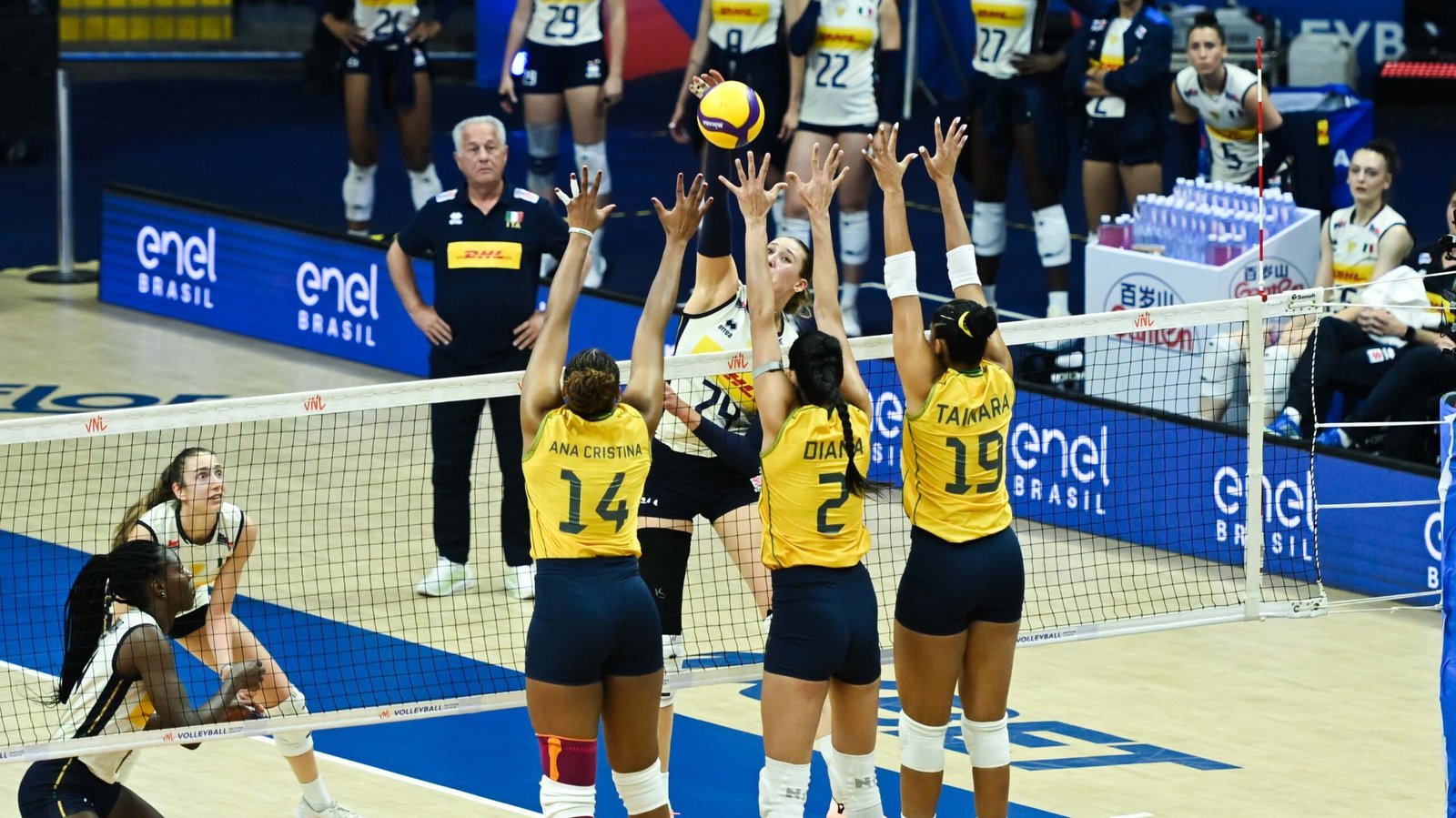 volley in barba italia brasile