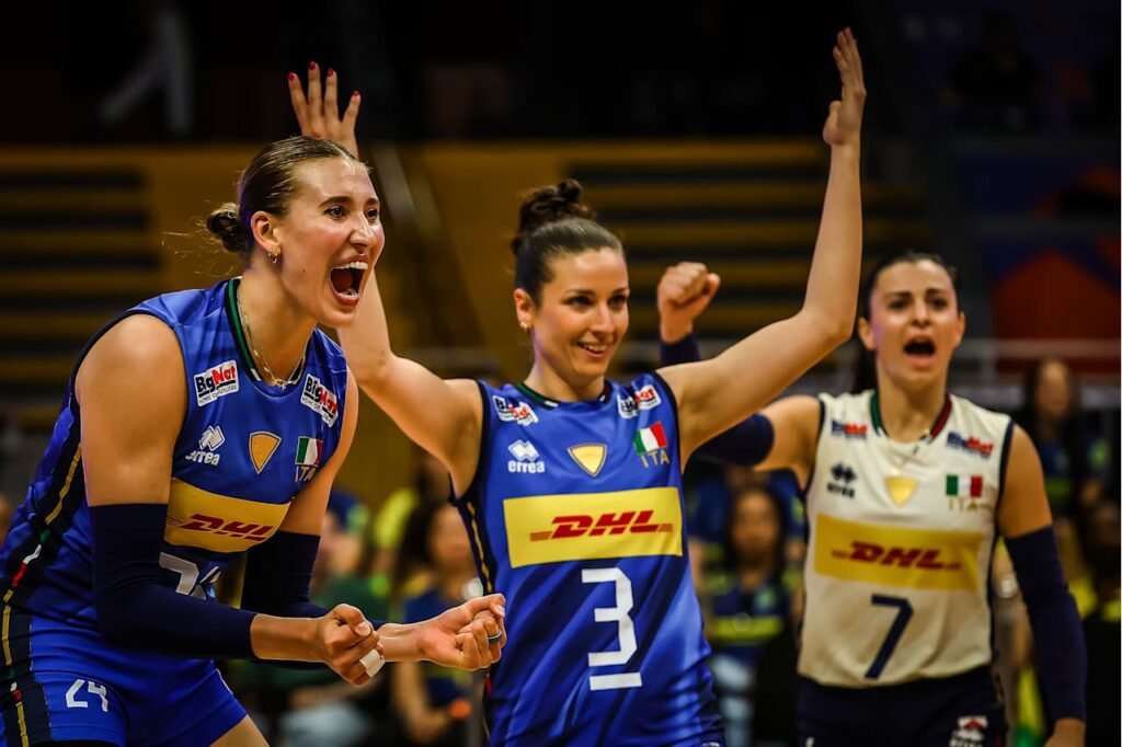 Italia Bulgaria volley in barba