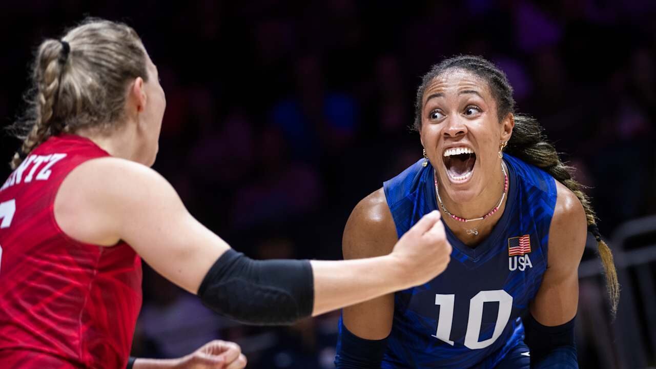 USA festeggiano punto in vnl