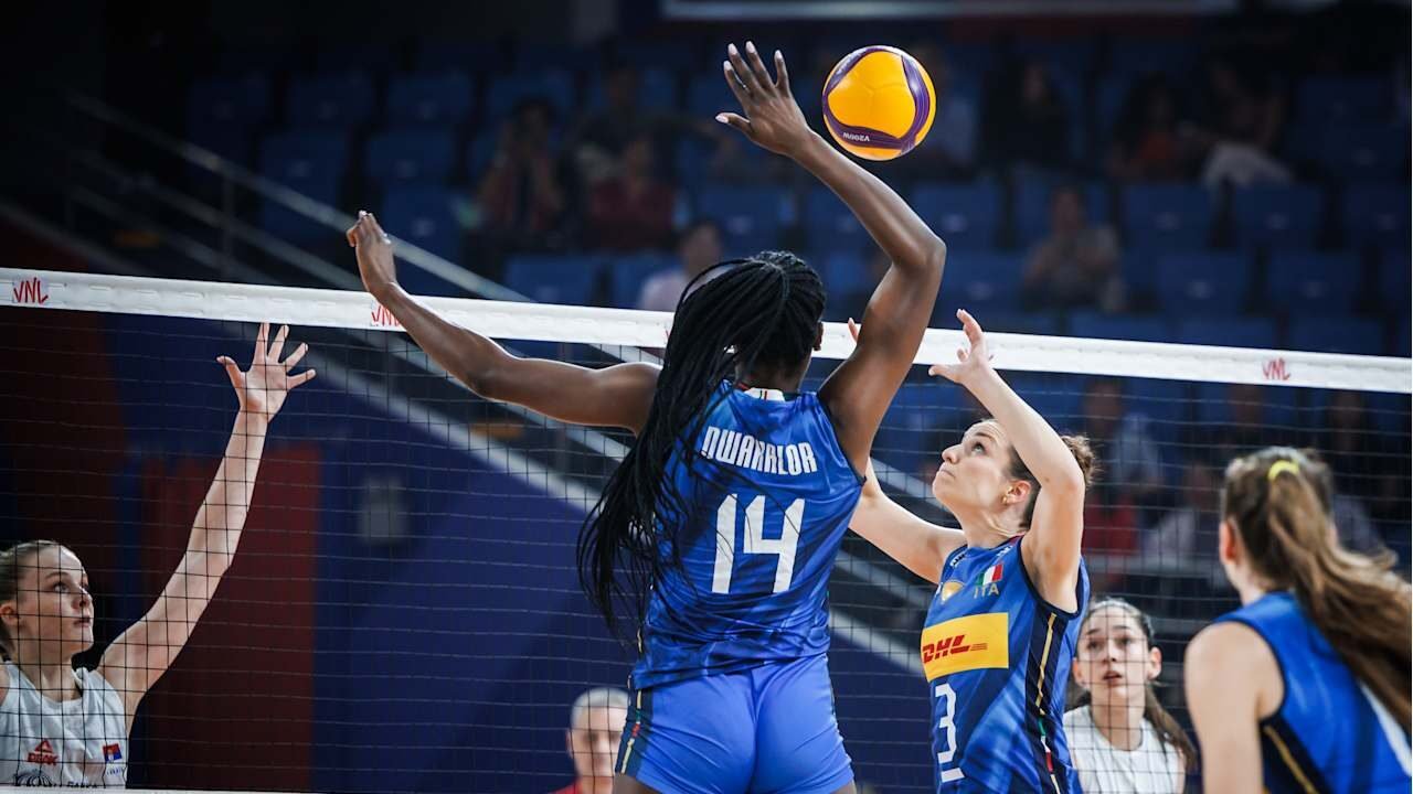 nazionale pallavolo femminile italia, cambi e nwakalor
