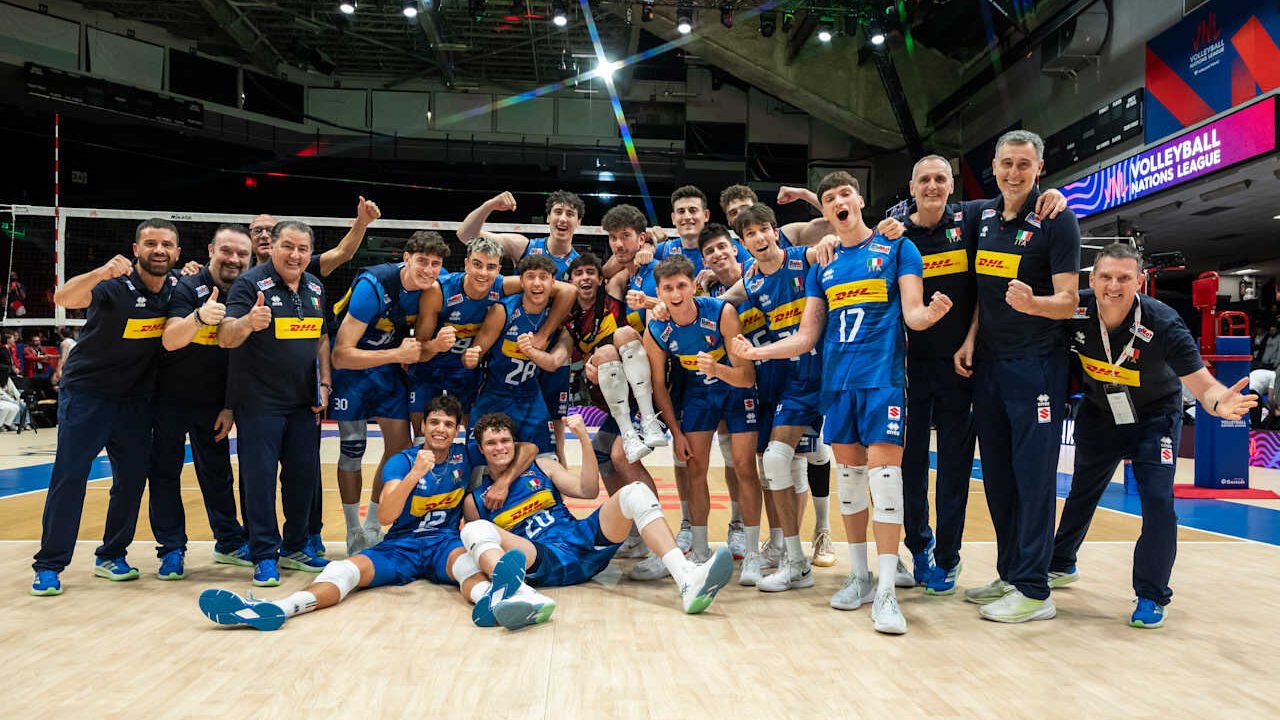 L'Italia dopo la vittoria contro gli Stati Uniti in VNL