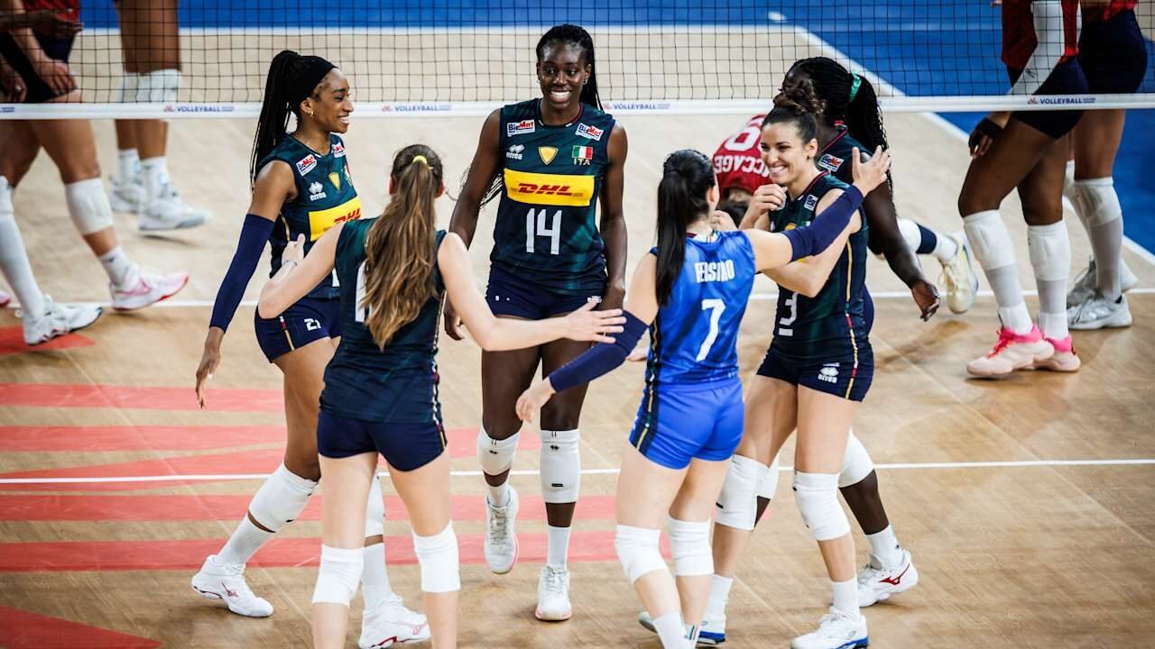 Italia-Usa vnl femminile 2026