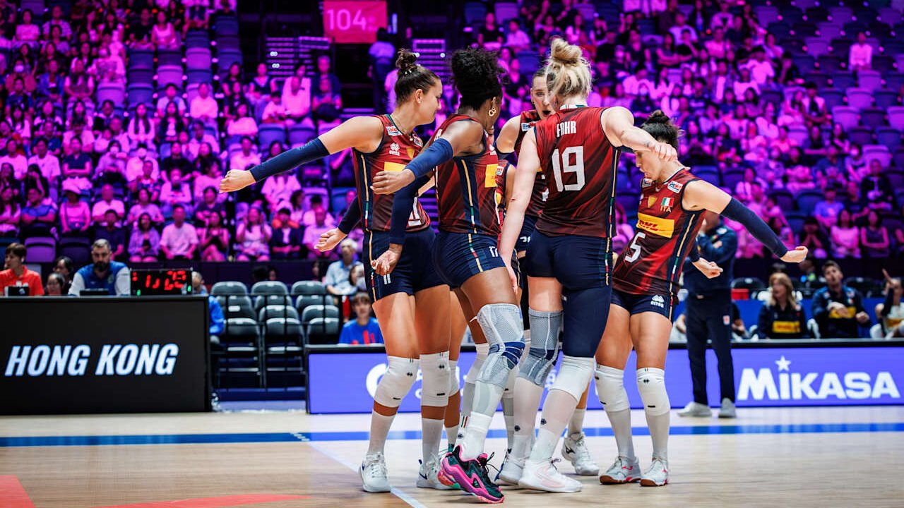 Italia ucraina volley nations league volley in barba