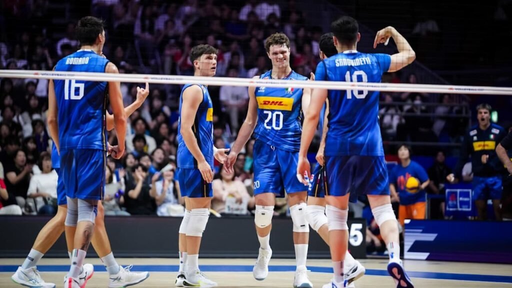 La nazionale italiana di pallavolo vince 3-1 contro Cuba