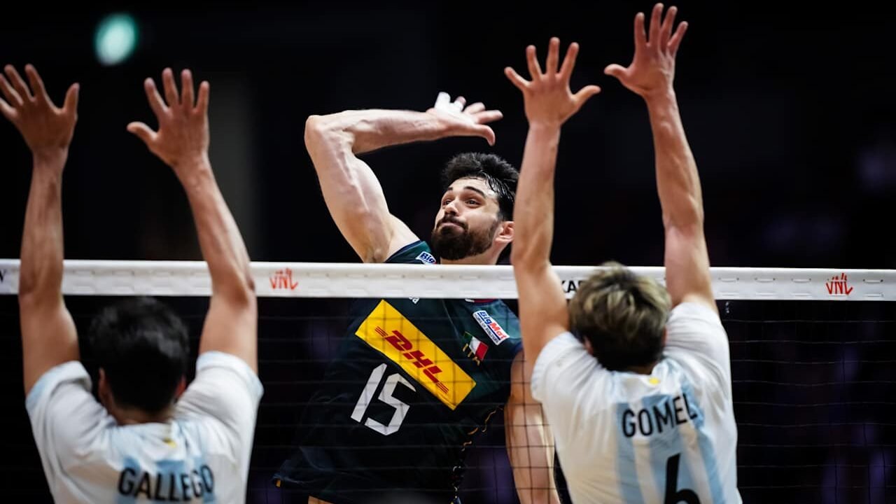 Italia - Argentina: attacco di Lavia