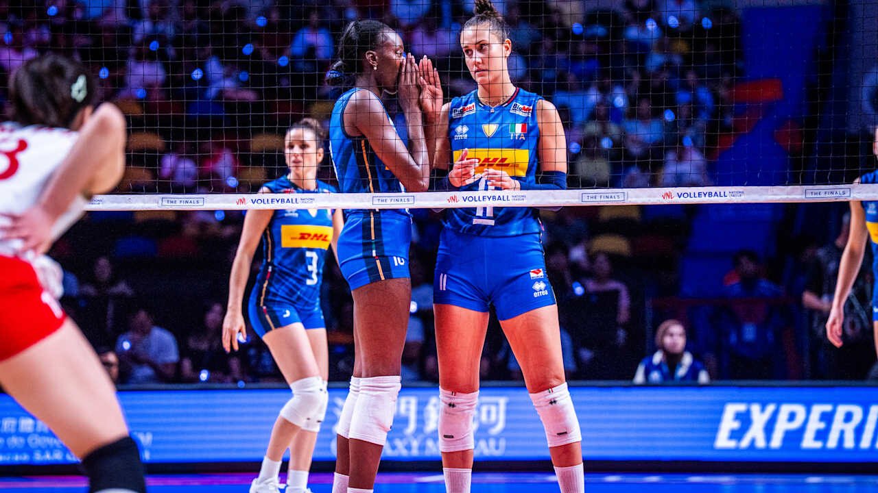 Italia-Cina VNL Paola Egonu e Anna Danesi