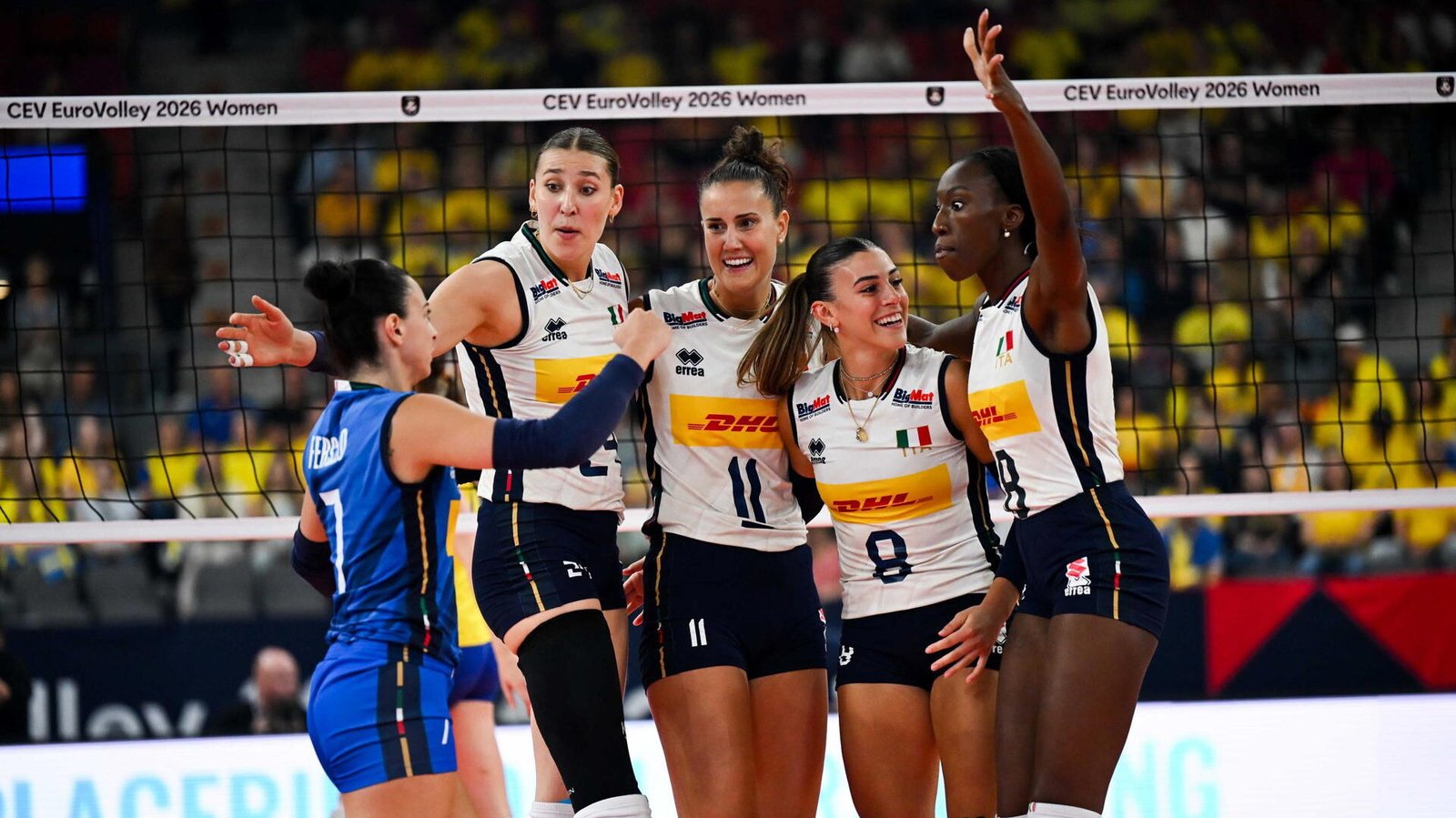 Italia-Svezia Eurovolley 2026
