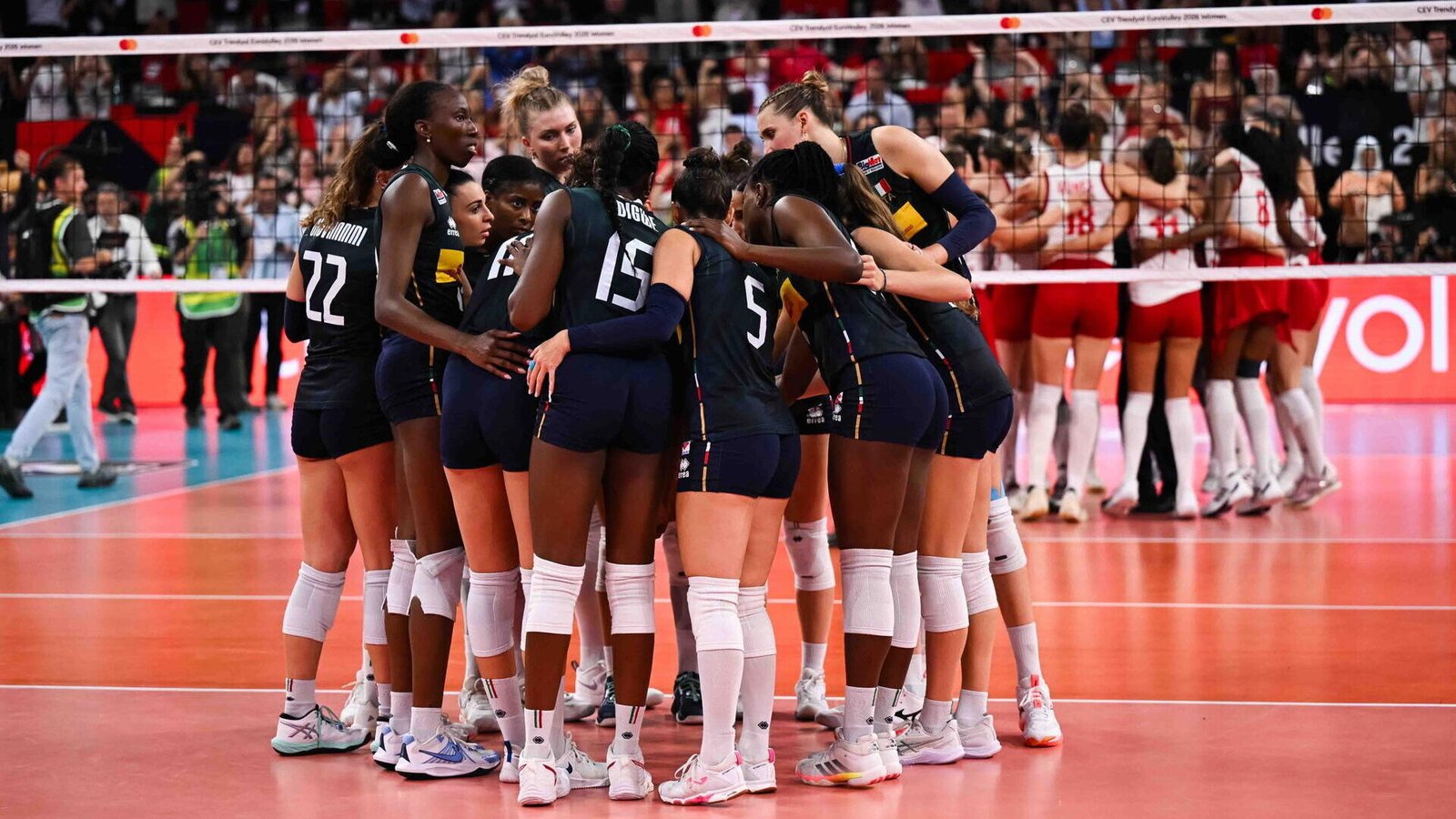 Italia Turchia Eurovolley 2026 volley in barba