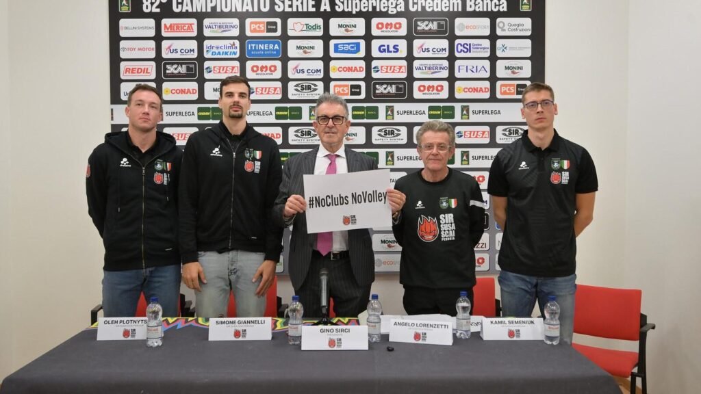 NoClubsNoVolley l'hashtag lanciato da Perugia nella conferenza stampa del 29 ottobre