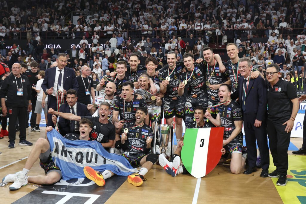 Vittoria dello scudetto 2026 da parte di Perugia superlega
