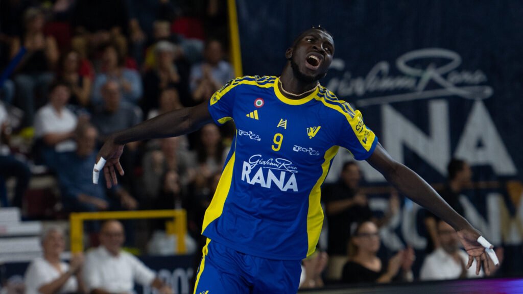keita esultanza verona aquila superlega